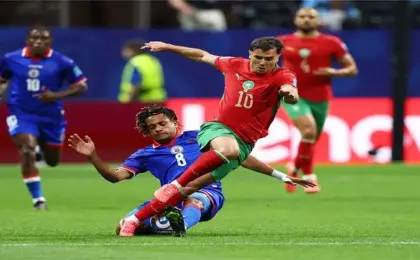 المغرب يقسو على هايتى ويتأهل للدور الـ 32 من كأس العالم