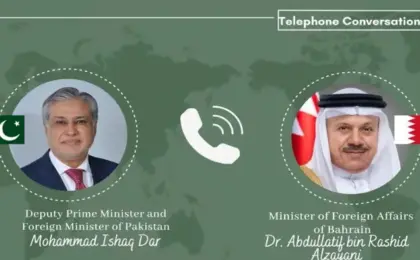 وزيرا خارجية باكستان و البحرين يبحثان تطورات الوضع الإقليمى