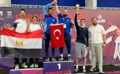 بمشاركة 4 لاعبين فقط .. منتخب التايكوندو يحصد المركز الثانى ببطولة الأندية والمنتخبات الأوروبية