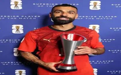 محمد صلاح يفوز بجائزة رجل مباراة مصر ونيوزيلندا ويصبح الهداف التاريخي لمصر فى كأس العالم