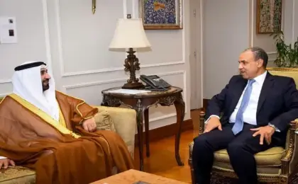 وزير الخارجية يستقبل رئيس البرلمان العربى لبحث سبل تعزيز العمل العربي المشترك