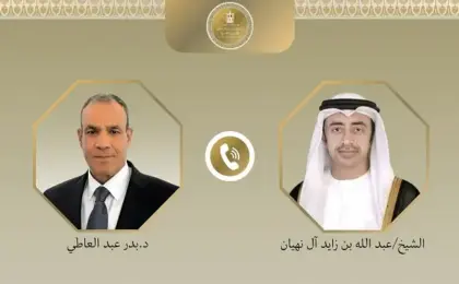 وزير الخارجية ونظيره الإماراتى يحرصان على مواصلة التنسيق والتشاور إزاء مختلف القضايا ذات الاهتمام المشترك