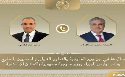 وزير الخارجية يبحث مع نظيره الباكستانى التطورات الإقليمية