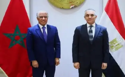وزير العدل يبحث مع سفير المغرب التعاون القضائى المشترك