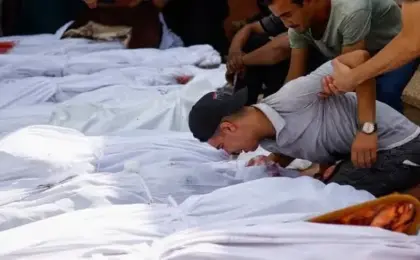 استشهاد فلسطينيين اثنين فى قصف للاحتلال وسط غزة