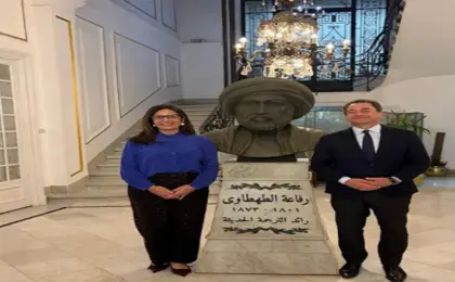 وزيرة الثقافة تبحث مع سفيرى فرنسا والهند تعزيز التعاون الثقافى