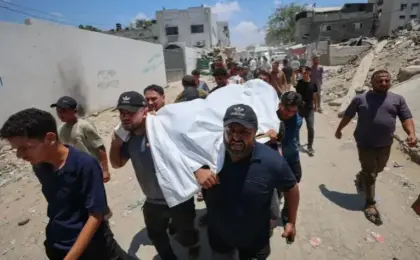 استشهاد فلسطينى برصاص الاحتلال الإسرائيلى وسط قطاع غزة