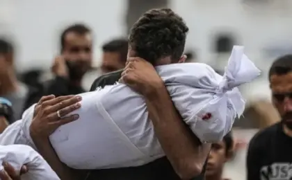 استشهاد فلسطينيين جراء قصف لطائرات الاحتلال الإسرائيلى غرب مدينة غزة