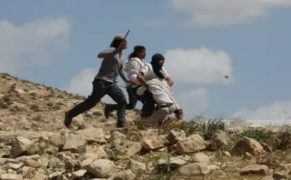مستوطنون إرهابيون يقتحمون مقامات إسلامية فى عورتا جنوب شرق نابلس بالضفة الغربية