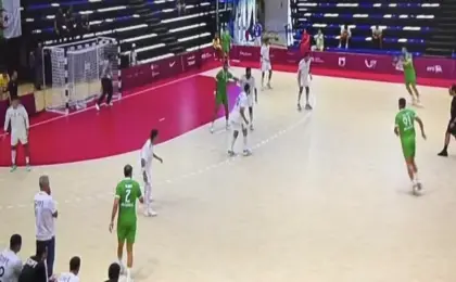 منتخب مصر لكرة اليد يتأهل لنهائى دورة ألعاب البحر المتوسط بالفوز على الجزائر 27-25