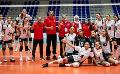 منتخب مصر للناشئات للكرة الطائرة يتوج بذهبية البطولة العربية بالأردن بعد الفوز على الجزائر