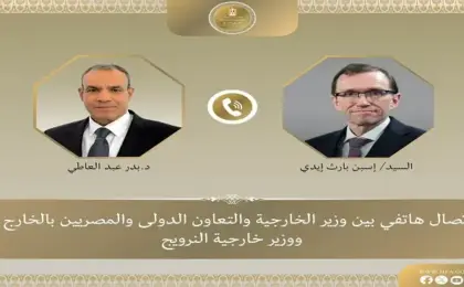 وزير الخارجية يبحث نظيره النرويجى العلاقات الثنائية والتعاون المشترك