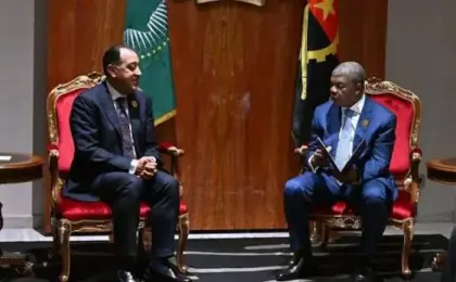 رئيس أنجولا يستقبل رئيس الوزراء لبحث تعزيز التعاون الثنائى