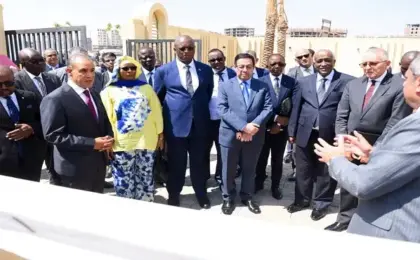بتوجيهات من الرئيس.. وزير الخارجية ورئيس شركة العاصمة الجديدة يصطحبان السفراء الأفارقة فى جولة تفقدية بالعاصمة