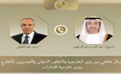 وزير الخارجية ونظيره الإماراتى يؤكدان أهمية العمل على تخطي التحديات بالمنطقة وانعكاساتها على أمن البحر الأحمر