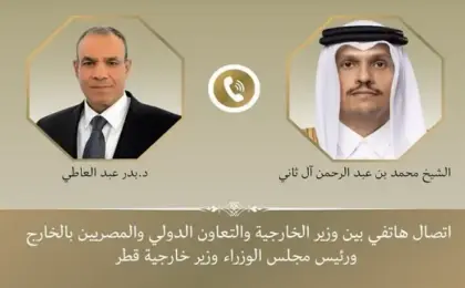 وزير الخارجية يبحث هاتفياً مع رئيس الوزراء وزير خارجية قطر التطورات الإقليمية وسبل خفض التصعيد