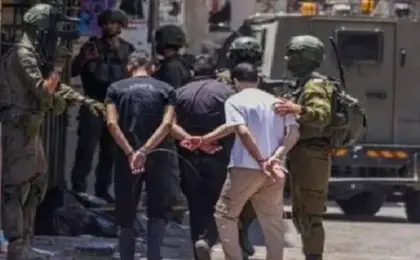 قوات الاحتلال تعتقل ما لا يقل عن 19 فلسطينيا من الضفة الغربية