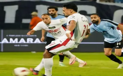 بركلة جزاء في الوقت القاتل.. الزمالك يحقق فوزا ثمينا على غزل المحلة 1-0 بالدوري