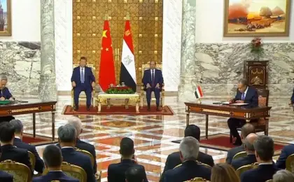 بالفيديو .. الرئيس السيسى ونظيره الصينى يشهدان مراسم التوقيع على عدد من الاتفاقيات و مذكرات التفاهم