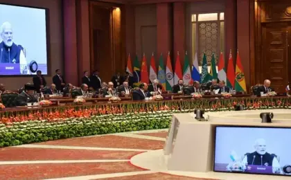 الرئيس السيسى يشارك فى الجلسة المغلقة لقمة بريكس بنيودلهى
