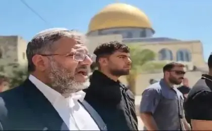 بن غفير يقتحم الأقصى ويؤدى طقوسا تلمودية فى باحاته وسط حماية من شرطة الاحتلال