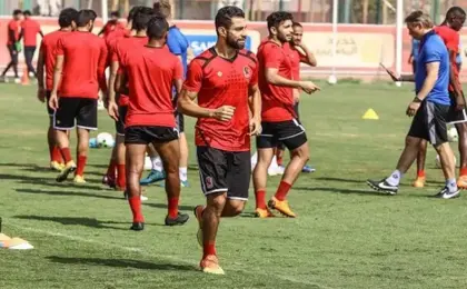 الأهلى يواصل تدريباته استعداداً لمواجهة أبو قير للأسمدة فى الدورى