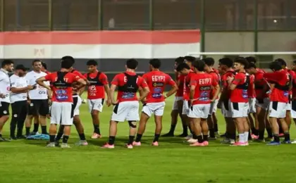 منتخب الشباب يواصل تدريباته استعدادًا لتصفيات شمال إفريقيا