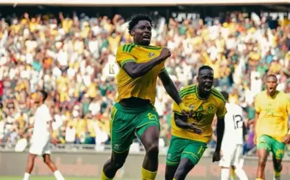 جنوب أفريقيا تفوز علي غينيا 2-1 في تصفيات كأس الأمم الأفريقية