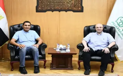 وزير الشباب والرياضة ومحافظ الفيوم يبحثان سبل دعم المنشآت الرياضية وتعزيز الخدمات المقدمة للشباب بالمحافظة