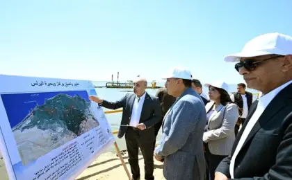 رئيس الوزراء يتفقد مشروع تطهير وتعميق بوغاز وبحيرة البرلس