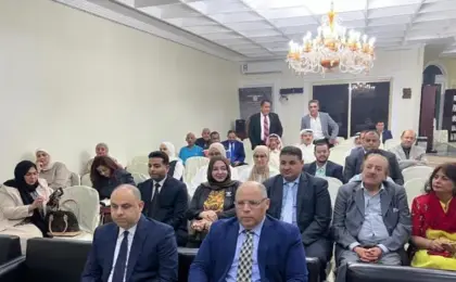سفير مصر بالكويت يدشن فعاليات الصالون الثقافى للمكتب الثقافى المصرى