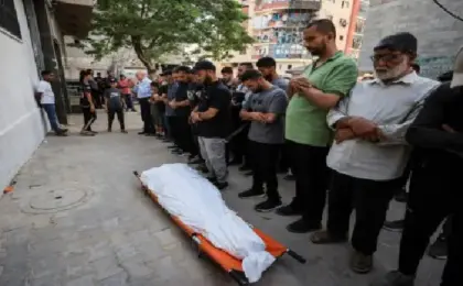 شهيد وجرحى فى قصف الاحتلال الإسرائيلى جنوب خان يونس فى غزة