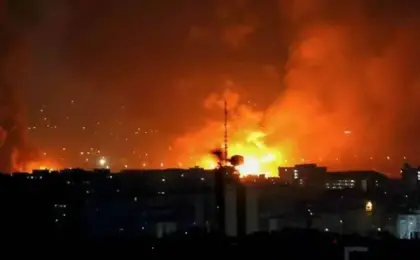 غارات أمريكية مكثفة تستهدف أهدافًا للحرس الثورى جنوب إيران