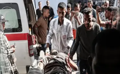 إصابات إحداها خطيرة لسيدة برصاص وقصف الاحتلال وسط وجنوب قطاع غزة
