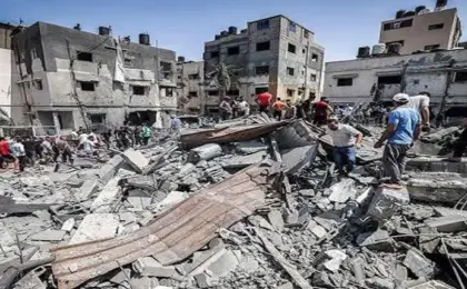 شهيدان فى قصف للإحتلال الإسرائيلى بقطاع غزة