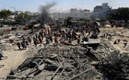 استشهاد وإصابة 18 فلسطينيا في قصف إسرائيلي لمركبة في حي تل الهوى بمدينة غزة
