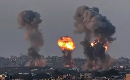 إصابة فلسطينيين جراء قصف الاحتلال الإسرائيلى غرب بيت لاهيا شمال قطاع غزة