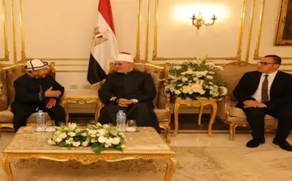 مفتي الجمهورية ورئيس الإدارة الدينية لمسلمي قيرغيزستان يبحثان تعزيز التعاون المشترك