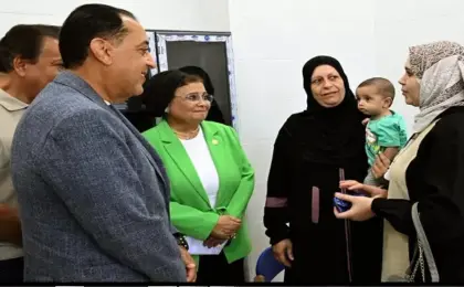 رئيس الوزراء يتفقد مركز طب الأسرة بقرية الجزيرة الخضراء فى مطوبس ضمن جولته بمشروعات “حياة كريمة” بكفر الشيخ