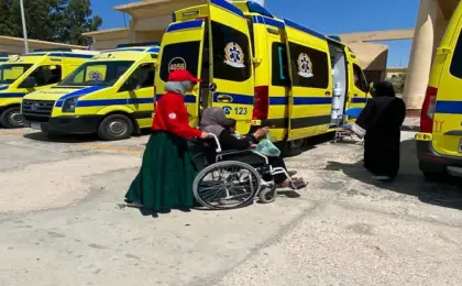 ميناء رفح البرى يستقبل الدفعة الــ 85 من العائدين الفلسطينيين