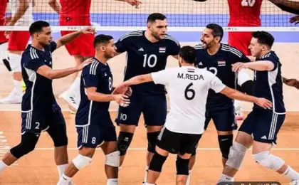 منتخب الكرة الطائرة يواجه الجزائر فى ربع نهائى بطولة إفريقيا