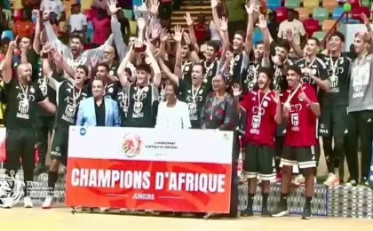 منتخب شباب مصر يتوج ببطولة أفريقيا لكرة اليد بعد الفوز على تونس