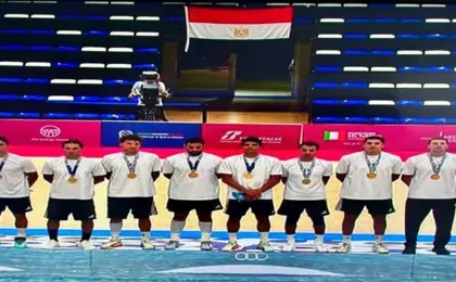 منتخب مصر لكرة اليد يتوج بذهبية دورة ألعاب البحر المتوسط بالفوز على اليونان 31/29