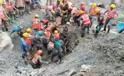إنقاذ شخصين من نفق محطة كهرومائية في نيبال