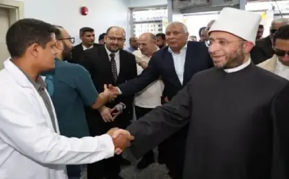 وزير الأوقاف يشهد افتتاح مركز سلمان الطبي بقرية الخربة ببئر العبد لخدمة أبناء سيناء
