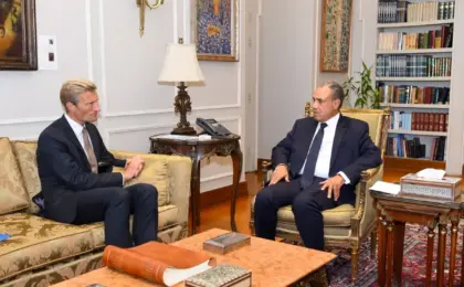 وزير الخارجية يستقبل القائم بأعمال المدير التنفيذى لبرنامج الأغذية العالمى