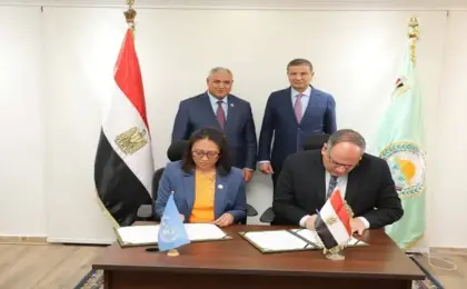وزير الزراعة والممثل الإقليمى لـ “الفاو” يشهدان توقيع مشروعين لتحقيق التنمية الزراعية الشاملة بجنوب سيناء
