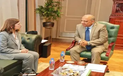 وزير الكهرباء يبحث مع سفيرة قبرص مجريات تنفيذ مشروع الربط الكهربائى بين مصر وقبرص