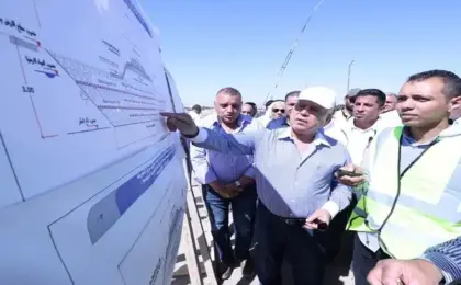 وزير النقل يتابع تنفيذ مشروع قطار التنمية فى سيناء بطول 500 كم