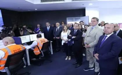 وزير النقل ونظيره الفرنسى يتفقدان محطة تحيا مصر لتشغيل المحطات بميناء الإسكندرية